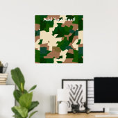 Dry Tundra Camouflage Poster (Heimbüro)