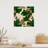 Dry Tundra Camouflage Poster (Küche)