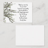 Dry Twigs Vielen Dank Mitteilungskarte (Vorne/Hinten)
