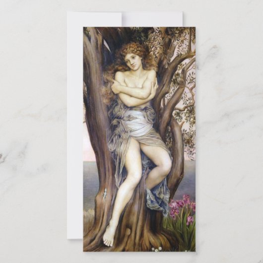 Dryad (Beautiful Tree Nymph) (Griechischer Mythos) Karte (Vorderseite)