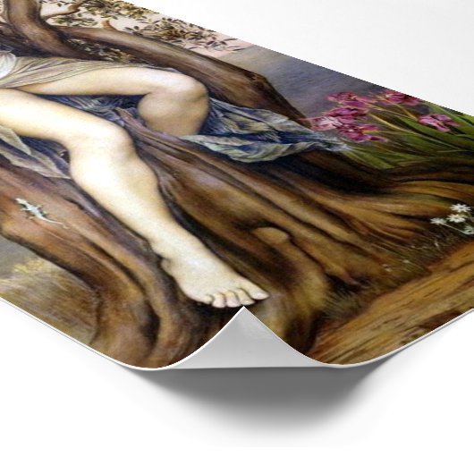 Dryad (Beautiful Tree Nymph) (Griechischer Mythos) Poster (Ecke)