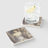 Dryad (Beautiful Tree Nymph) (Griechischer Mythos) Steinuntersetzer (Seitenansicht)