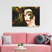 Dryad of the Forest Fantasy Leinwanddruck (Insitu (Wohnzimmer))