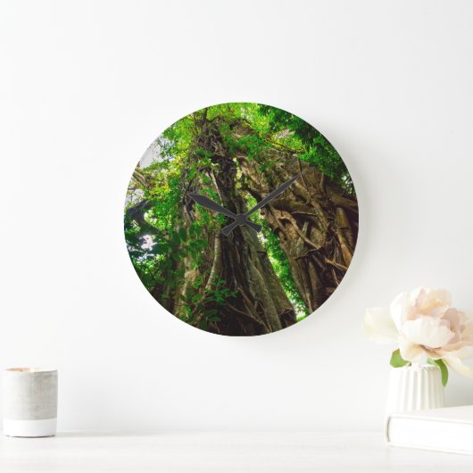 Dryad Strangler Feigenbaum Große Wanduhr (Zuhause)