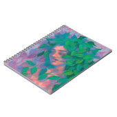 Dryad Tree Spirit Green Blätter Surreal Fantasy Ar Notizblock (Linke Seite)