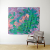 Dryad Tree Spirit Green Blätter Surreal Fantasy Ar Wandteppich (Beispiel (Horizontal))