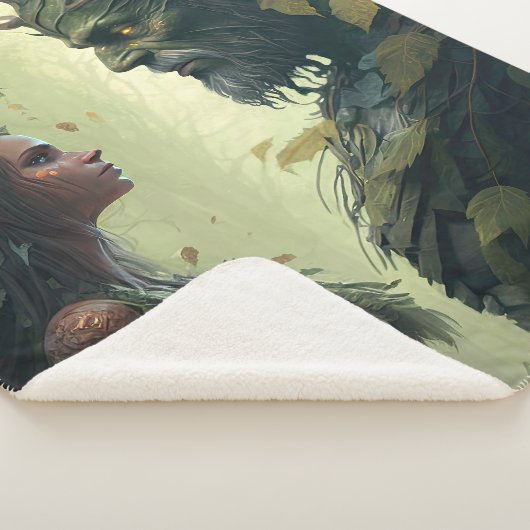 Dryad und ein Demigod Sherpa Blanket Sherpadecke (3/4)