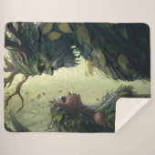 Dryad und ein Demigod Sherpa Blanket Sherpadecke (Vorderseite (Horizontal))
