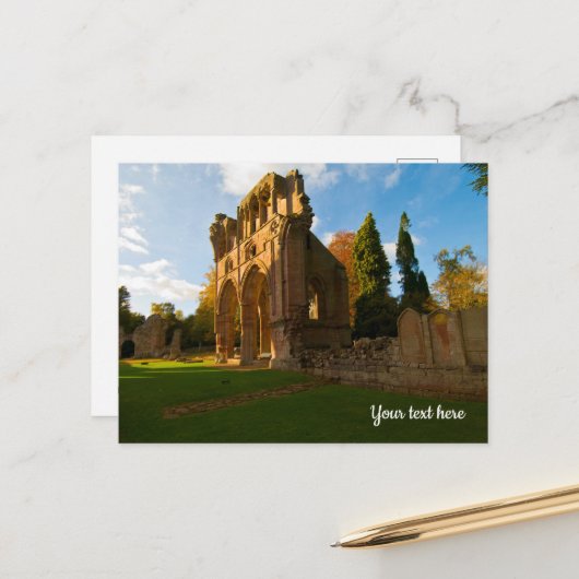 Dryburgh Abbey, Schottland Postcard Postkarte (Vorderseite/Rückseite Beispiel)