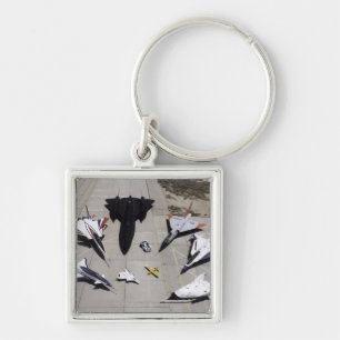 Dryden Forschungs-Flugzeug-Flotte 1997 auf Rampe Schlüsselanhänger