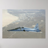 Drydens T-38-Talon Trainer Jet in Flight Poster (Vorne)
