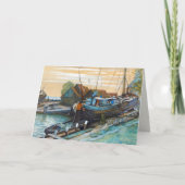 Drydock in Durgerdam Gemälde von Piet Mondrian Karte (Vorderseite)