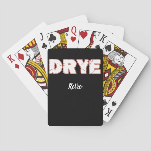 drye text bold thypo spielkarten (Rückseite)