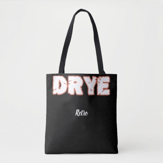 drye text bold thypo tasche (Vorderseite)