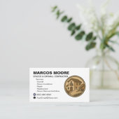Drywall and Stucco Business Card Template Plaster Visitenkarte (Stehend Vorderseite)