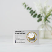 Drywall Business Card Plaster Visitenkarte (Stehend Vorderseite)