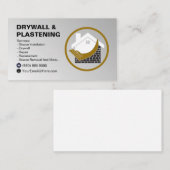 Drywall Business Card Plaster Visitenkarte (Vorne/Hinten)