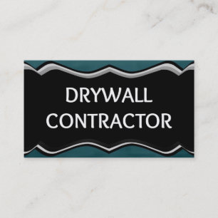 Drywall Contractor Elegant Name Plate Visitenkarte