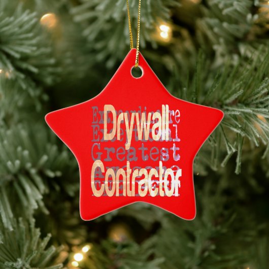 Drywall Contractor Extraordinaire Keramik Ornament (Baum)