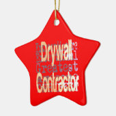 Drywall Contractor Extraordinaire Keramik Ornament (Links)