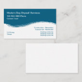 Drywall Contractor Modern Business Cards Design Visitenkarte (Vorne/Hinten)