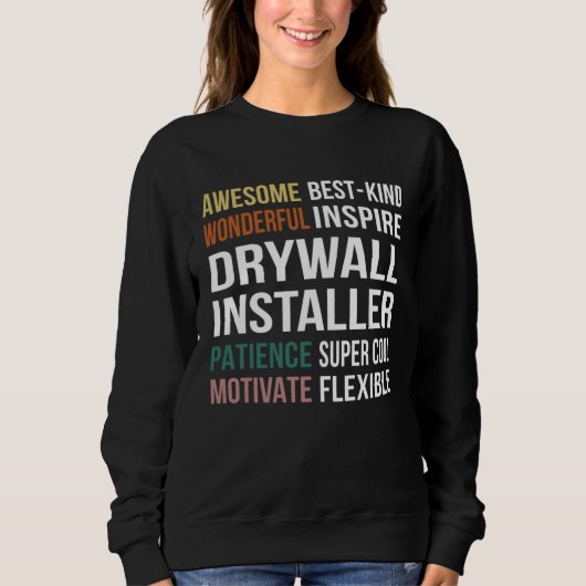 Drywall Installer  Appreciation Sweatshirt (Vorderseite)