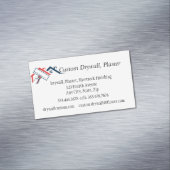 Drywall, Plaster, Sheetrock Magnetische Visitenkarte (Beispiel)