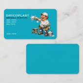 Drywall Service Business Card Visitenkarte (Vorne/Hinten)