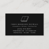 Drywall Sheetrock Finishing Company Visitenkarte (Vorderseite)