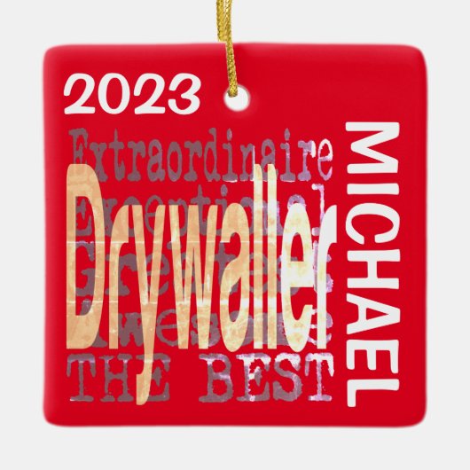 Drywaller Extraordinaire CUSTOM Keramikornament (Vorderseite)