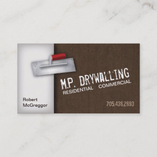 Drywalling Visitenkarte - Trowel-u.