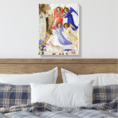 ds 558 f.67v St. Dominic mit vier musikalischen En Leinwanddruck (Insitu (Schlafzimmer))