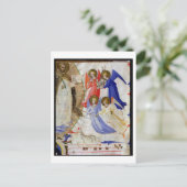 ds 558 f.67v St. Dominic mit vier musikalischen En Postkarte (Stehend Vorderseite)