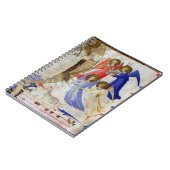 ds 558 f.67v St Dominic mit vier musikalischen Notizblock (Linke Seite)