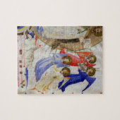 ds 558 f.67v St Dominic mit vier musikalischen Puzzle (Horizontal)