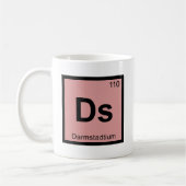 Ds - Darmstadtium Chemie-Periodensystem-Symbol Kaffeetasse (Links)