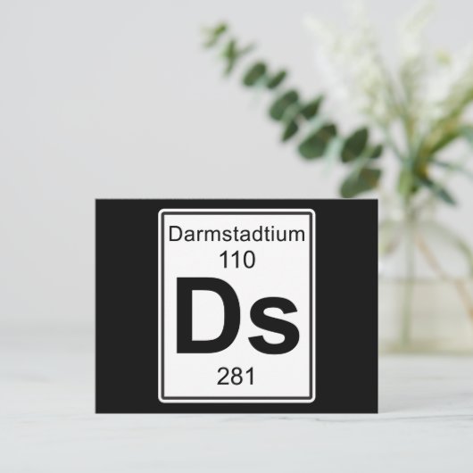 DS - Darmstadtium Postkarte (Stehend Vorderseite)