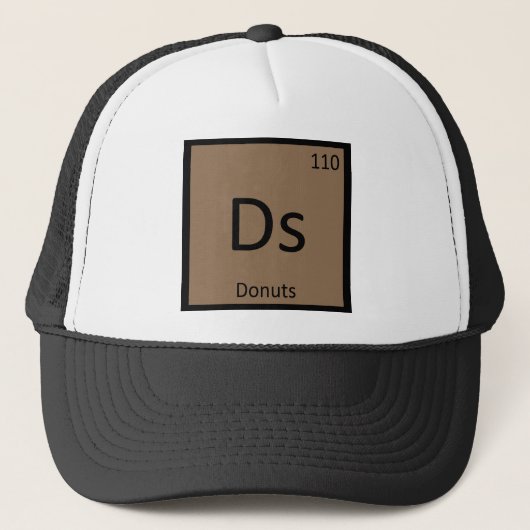 Ds - Donuts Chemie Periodisches Tabellensymbol Truckerkappe (Vorderseite)