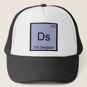 Ds - Drill Sergeant Chemie-Elementsymbol T-Shirt Truckerkappe