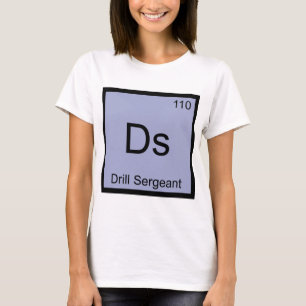 Ds - Symbol-T-Shirt des drillsergeant-chemischen E T-Shirt