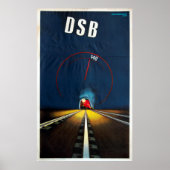 DSB Danish Staat Railposter Poster (Vorne)