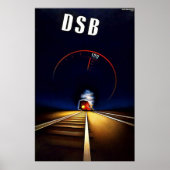 DSB Danske Statsbaner Dänischer Staat Bahn Poster (Vorne)