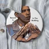 DSB stützt gewählten Präsidenten Obama Button (Beispiel)