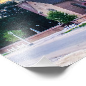 DSC02400-2-Bruton Parish Church at Sunset Fotodruck (Ecke)