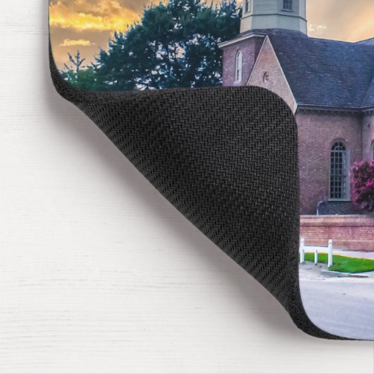 DSC02400-2-Bruton Parrish Church bei Sunset Mousepad (Ecke)
