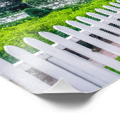 DSC02417-Col'Williamsburg House mit Picket Fence Fotodruck (Ecke)