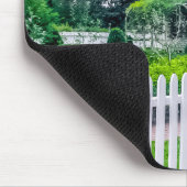 DSC02417-Oberst Williamsburg House mit Picket Fenc Mousepad (Ecke)