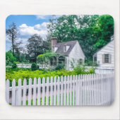 DSC02417-Oberst Williamsburg House mit Picket Fenc Mousepad (Vorne)