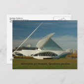 DSC_0127, Kunstmuseum in Milwaukee, Pavillon Quadr Postkarte (Vorne/Hinten)