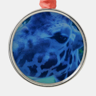 DSC_0729 (3).JPG blaue Giraffe durch Jane Howarth Ornament Aus Metall